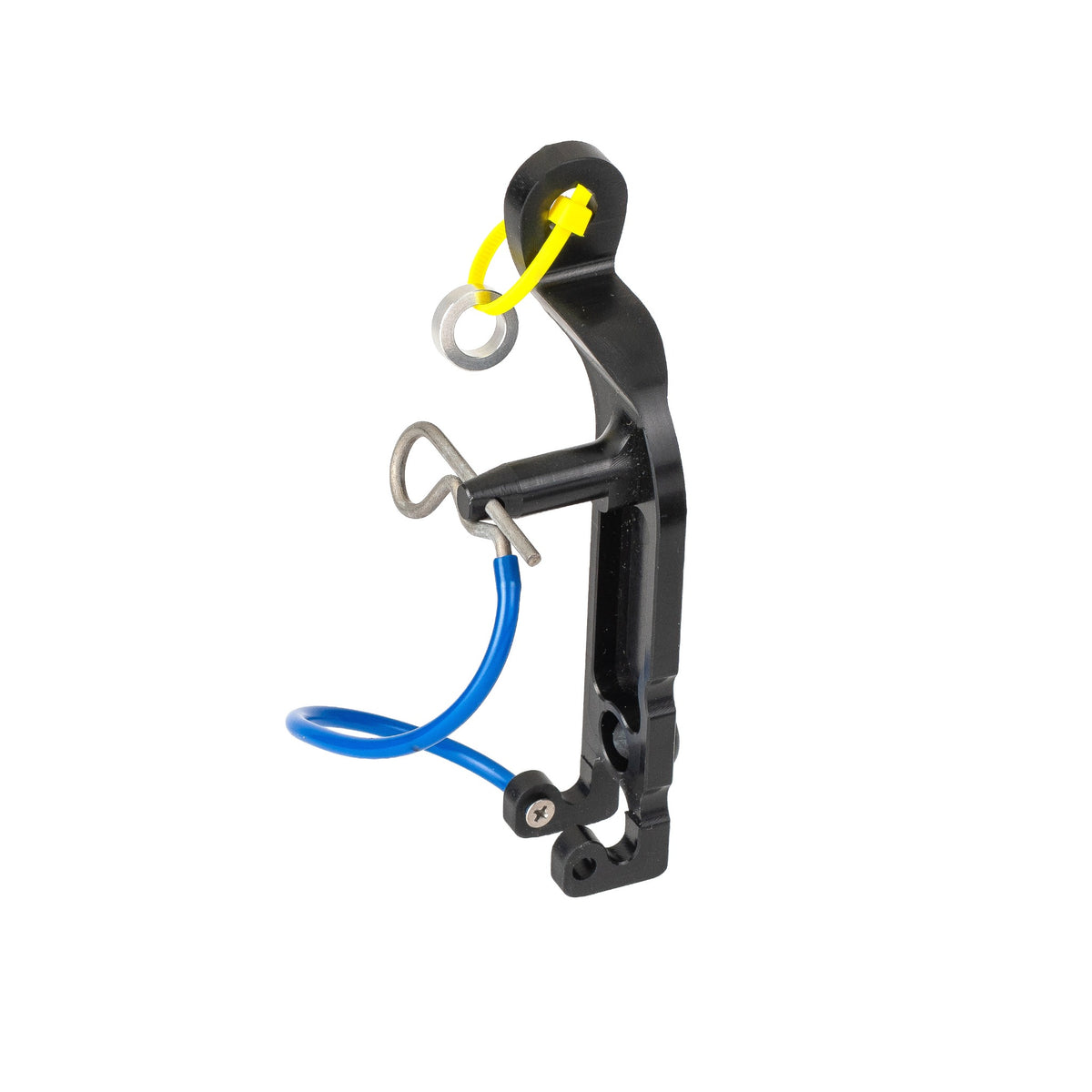 ARC billet MYLAPS transponder mount with tethered retaining clip